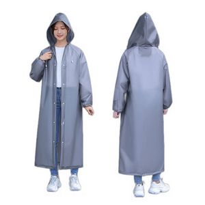 Reusable PEVA Raincoat with Hood