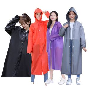 Reusable PEVA Raincoat with Hood