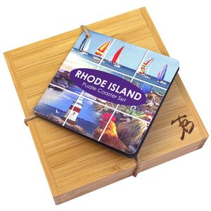 Rhode Island Puzzle Coaster Set