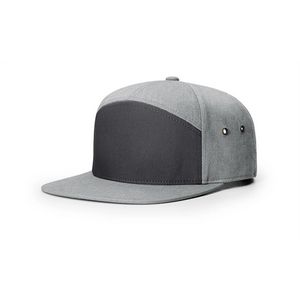 Richardson® 257 7 Panel Twill Strapback Hat