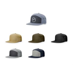 RichardsonÂ® 257 7 Panel Twill Strapback Hat