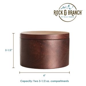 Rock & Branch® Acacia Duet Salt Box
