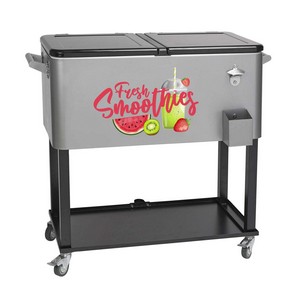 Rolling Cooler Vending Cart