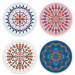 Round Absorbent Ceramic Coaster