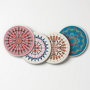 Round Absorbent Ceramic Coaster
