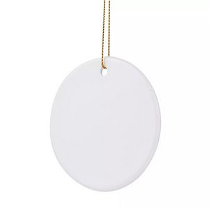 Round Ceramic Christmas Ornament