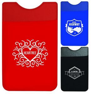 Round Collar Stretch Lycra Phone Wallet