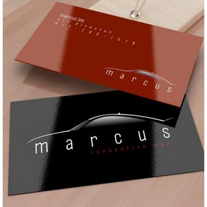 Round Corner 16 Point UV Business Card