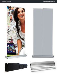 Scroll 33 fabric retractable stand
