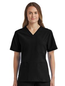 ScrubJoy Fit-4-All - Unisex Three-Pocket V-Neck Top