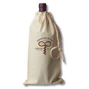 Seeley Cotton Drawstring Wine Bags