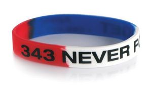 Segment Print Silicone Wristband