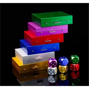 Set Of Five Aluminum Alloy 16 mm Dice w/Case
