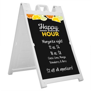 Signicade Deluxe Imprinted Chalkboard Kit (Single-Sided)
