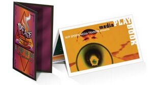 Silk Laminated Fold Over Business Card