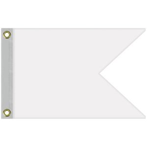 Single Reverse Knitted Polyester Guidon Boat Flag (12"x18")