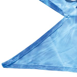Single Reverse Knitted Polyester Swallowtail Boat Flag (12"x18")