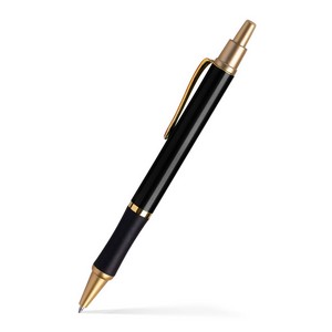 Sleeker Click Pen - Gold Accents