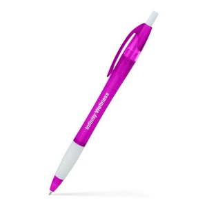 Slimster Translucent Gripped Click Pen