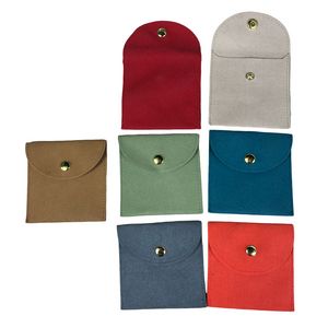 Small Microfiber Jewelry Pouch
