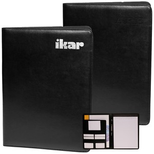 Smooth Surface Polyurethane Leather Portfolio with Pen Loop & File pocket