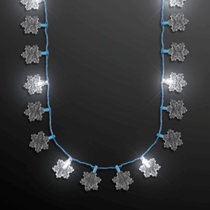 Snowflakes String Lights Necklace - BLANK