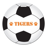 Soccer Ball Shaped Luggage Tag