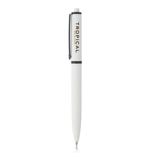 Solid Rubber Coated Plastic Ballpoint Pens