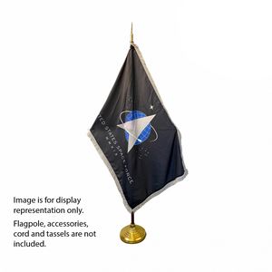 Space Force 3' x 5' Nylon with Pole Hem and Fringe