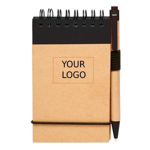 Spiral Eco Notepad with Pen