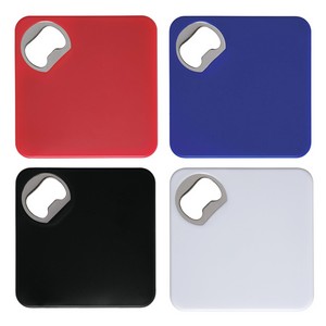Square Bottle Opener Coaster
