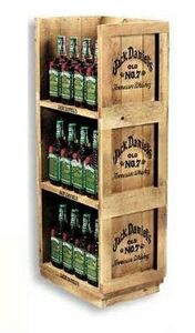 Stacked Crate Beverage Display