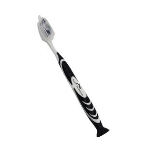 Stand Up Suction Toothbrush With Tongue Scraper