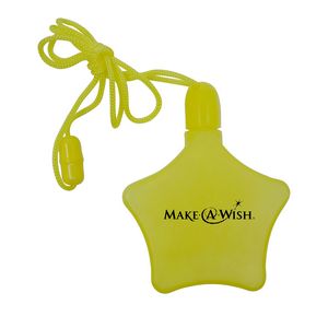 Star Shaped Bubbles with Breakaway Neck Cord