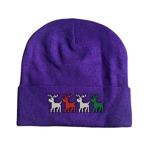 Stock Beanie with Embroidery 5K Stitches with Cuff