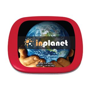 Stock Color Hinged Mint Tin