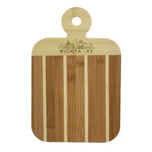 Striped Paddle Wichita City Skyline Board