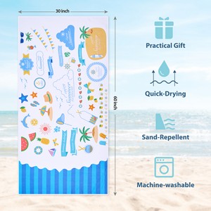 Subli-Waffle Beach Towel