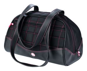 Sumo Duffel - Black with Pink Stitching - Large