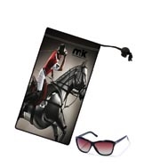 Sunglass/Cell Phone Microfiber Cloth Pouch (3.25"x8")