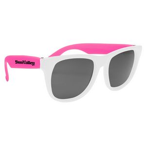 Sunglasses w/White Frame