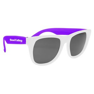 Sunglasses w/White Frame