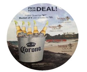Super size Custom Shape Coasters (Heavy Weight) 8.25" x 8.25"