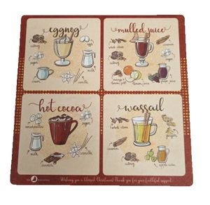 Super size Custom Shape Coasters (Light Weight) 8.25" x 8.25"