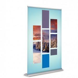 Supreme 48 vinyl retractable stand