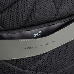 SwissDigital® LAMONE USB Charging Port Stylish LED Backpack