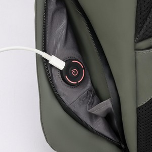 SwissDigital® LAMONE USB Charging Port Stylish LED Backpack