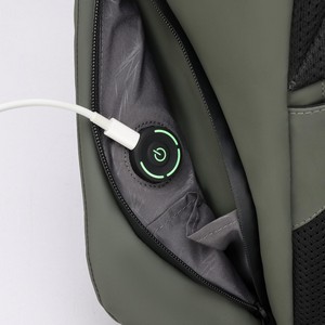SwissDigital® LAMONE USB Charging Port Stylish LED Backpack