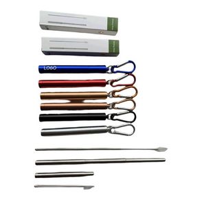 Telescopic Stainless Steel Straw Set