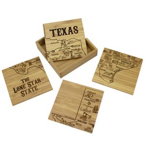 Texas Puzzle Coaster Set
